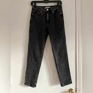 Garage Black High Rise Mom Jean. Size 01 (25)